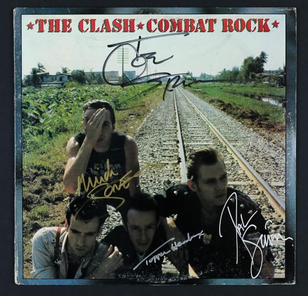 The Clash - Combat Rock 1982 / 33X33CM - SERIE LIMITEE - RÉSINÉE A LA MAIN