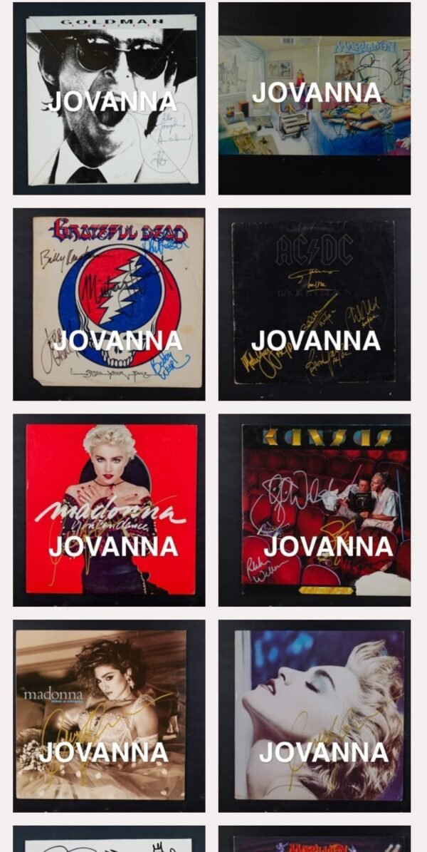 LOCATION DES POCHETTES VINYLES & DES PHOTOS ORIGINALES DÉDICACÉES - ENCADRÉES – Image 81