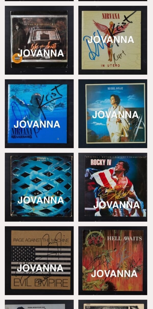 LOCATION DES POCHETTES VINYLES & DES PHOTOS ORIGINALES DÉDICACÉES - ENCADRÉES – Image 18