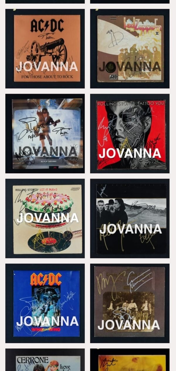 LOCATION DES POCHETTES VINYLES & DES PHOTOS ORIGINALES DÉDICACÉES - ENCADRÉES – Image 61