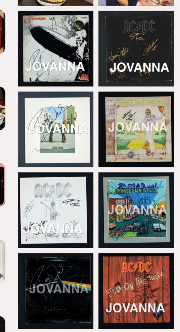 LOCATION DES POCHETTES VINYLES & DES PHOTOS ORIGINALES DÉDICACÉES - ENCADRÉES – Image 28