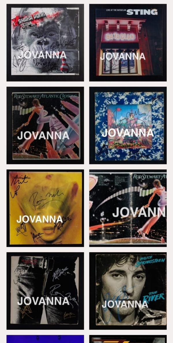 LOCATION DES POCHETTES VINYLES & DES PHOTOS ORIGINALES DÉDICACÉES - ENCADRÉES – Image 40