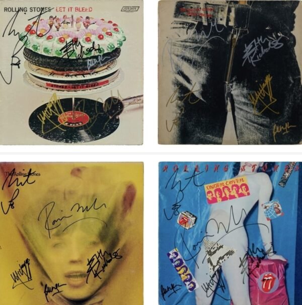 LOCATION DES POCHETTES VINYLES & DES PHOTOS ORIGINALES DÉDICACÉES - ENCADRÉES